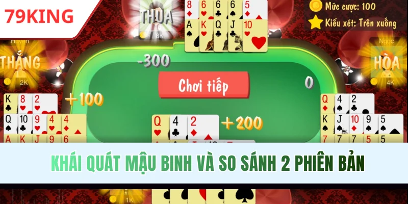Khái quát Mậu Binh và so sánh 2 phiên bản